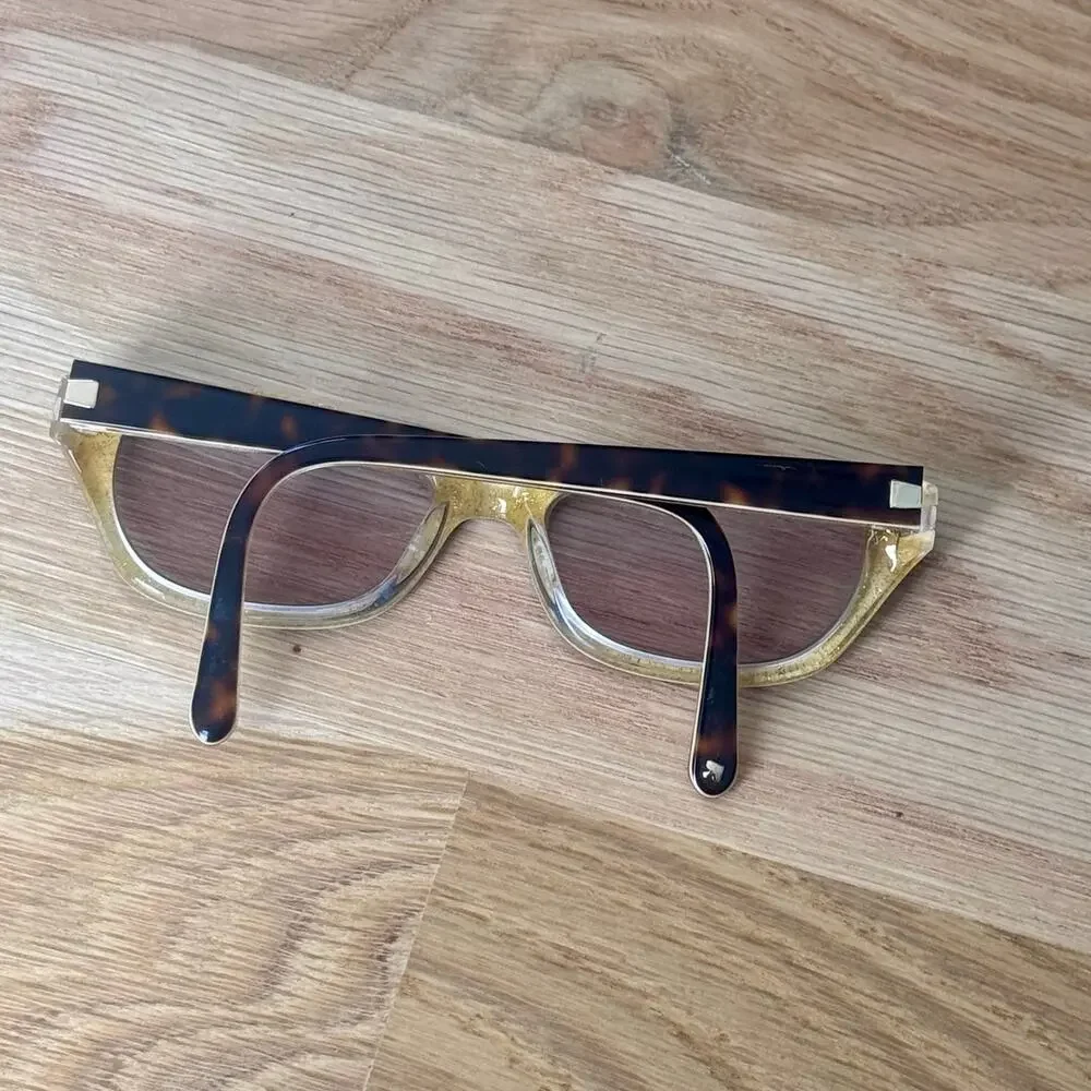 Kate Spade Women's Tort Gold Sparkle Vivi JBY 135 Eyeglasses Frames